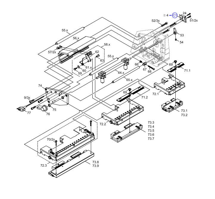 Right Hand Unit - Print Unit - 1